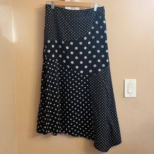 High low side polka dot pre owned great condition